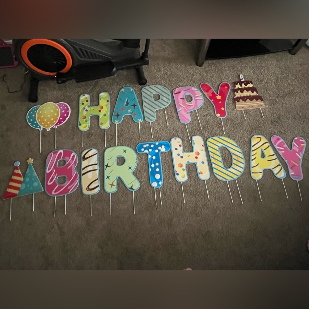 Birthday Lawn Sign